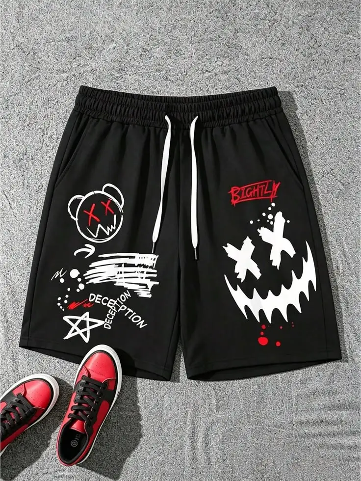 Custom casual shorts designed to complement branded polo shirts