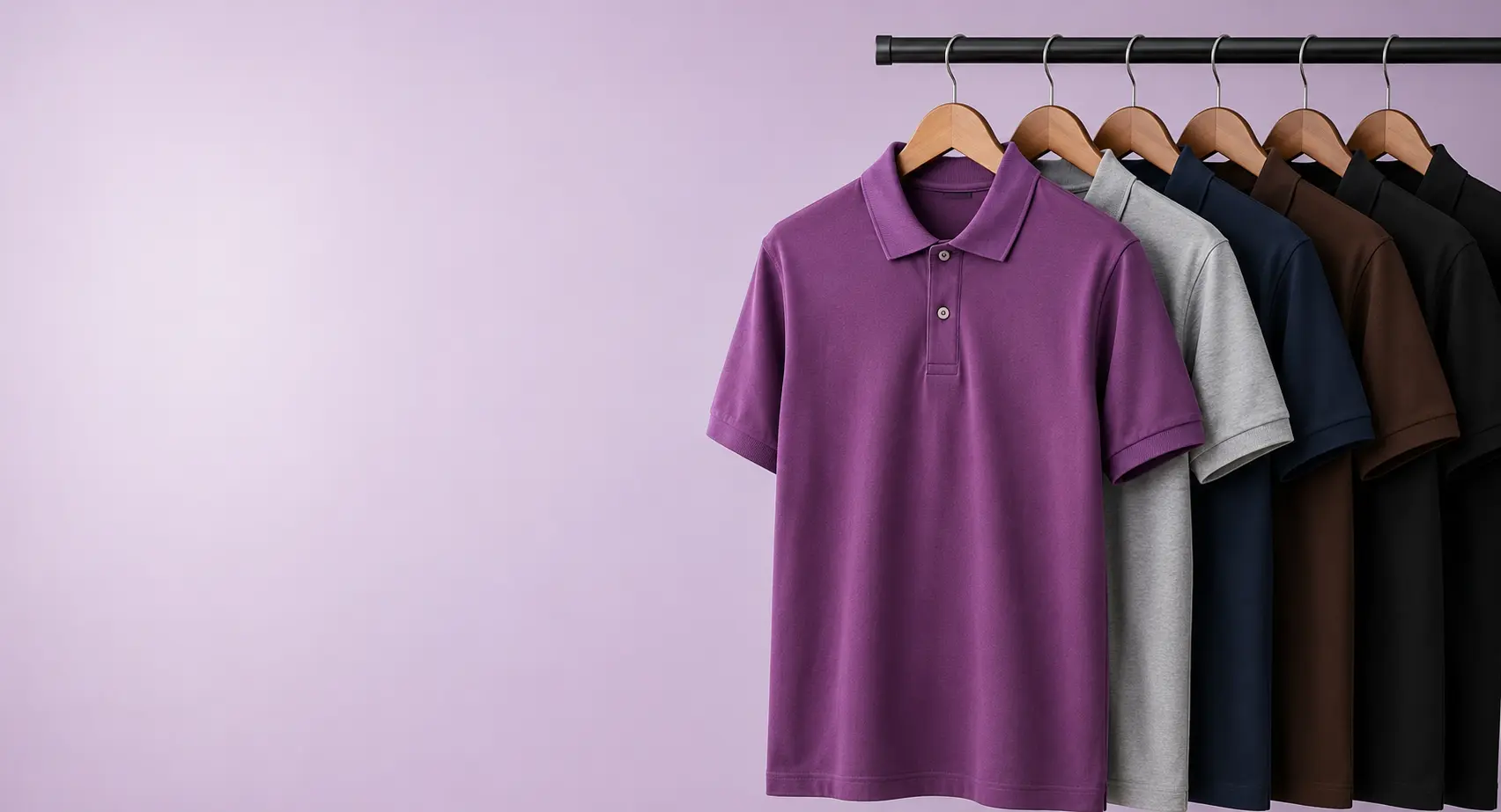 Custom polo shirts arranged for private label product development in Sialkot Pakistan