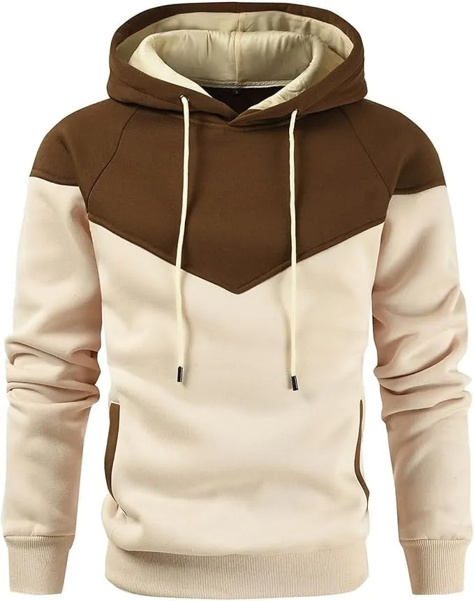 Custom pullover hoodie with a clean front and kangaroo pocket