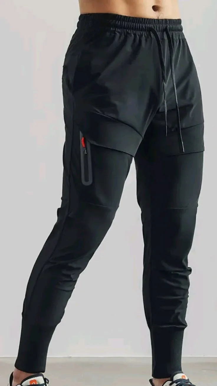 Custom tapered training pants for gym and warm-up apparel ranges